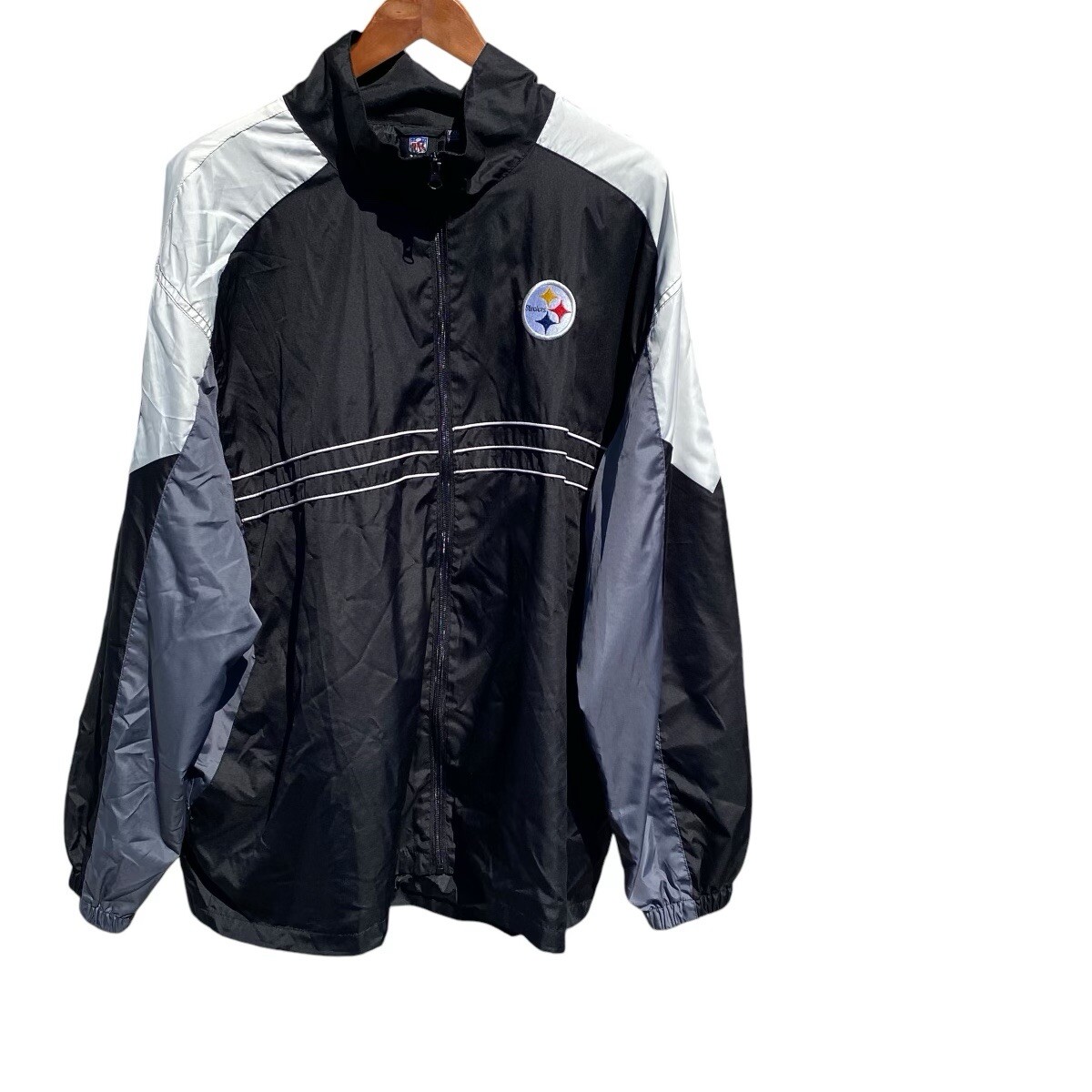 Pittsburgh Steelers NFL Team Apparel Reebok SI Wind Breaker 2XL Sports Football thumbnail 12