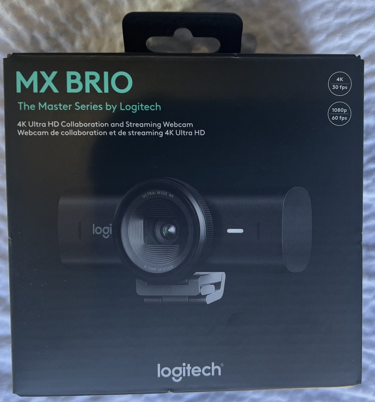 Logitech MX Brio Ultra HD 4K Video Collab and Streaming Webcam *NEW*  BUY IT NOW