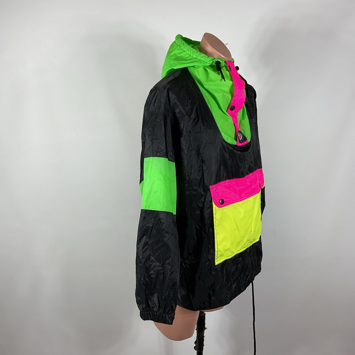 K-Way 9 Vintage Anorak Windbreaker 90s Retro Jacket Festival