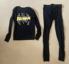 Gap Kids Batman Pajamas Glow In The Dark Size 14 EUC Long Sleeve