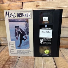 Hans Brinker VHS Tape Used Richard Basehart RARE Warner Slip HTF