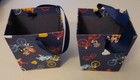 Set of 2 - Paul Frank Blue Julius Monkey Bicycle Gift Bag Pail Basket - NWT — photo 4