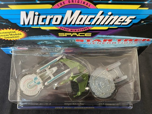 Micro Machines Space Star Trek Generations Galoob 1994 NIB - Picture 2 of 4
