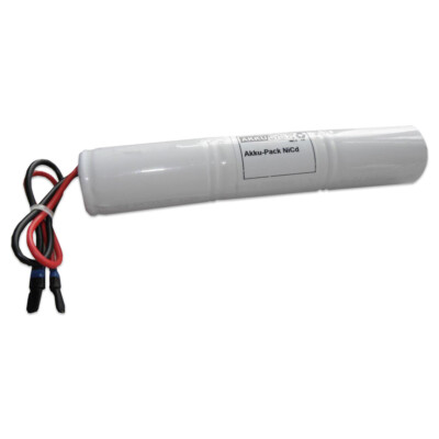 Akku Pack 3,6V 2500mAh für Notbeleuchtung Stab NiCd L3x1 3xC-Hochtemperaturzelle
