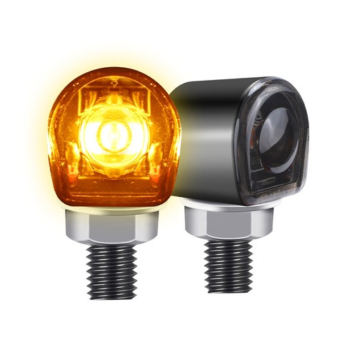 4X Mini Universal LED Indicador de Señales de Giro Ámbar Luz Intermitente Lámpara - Imagen 6 de 13