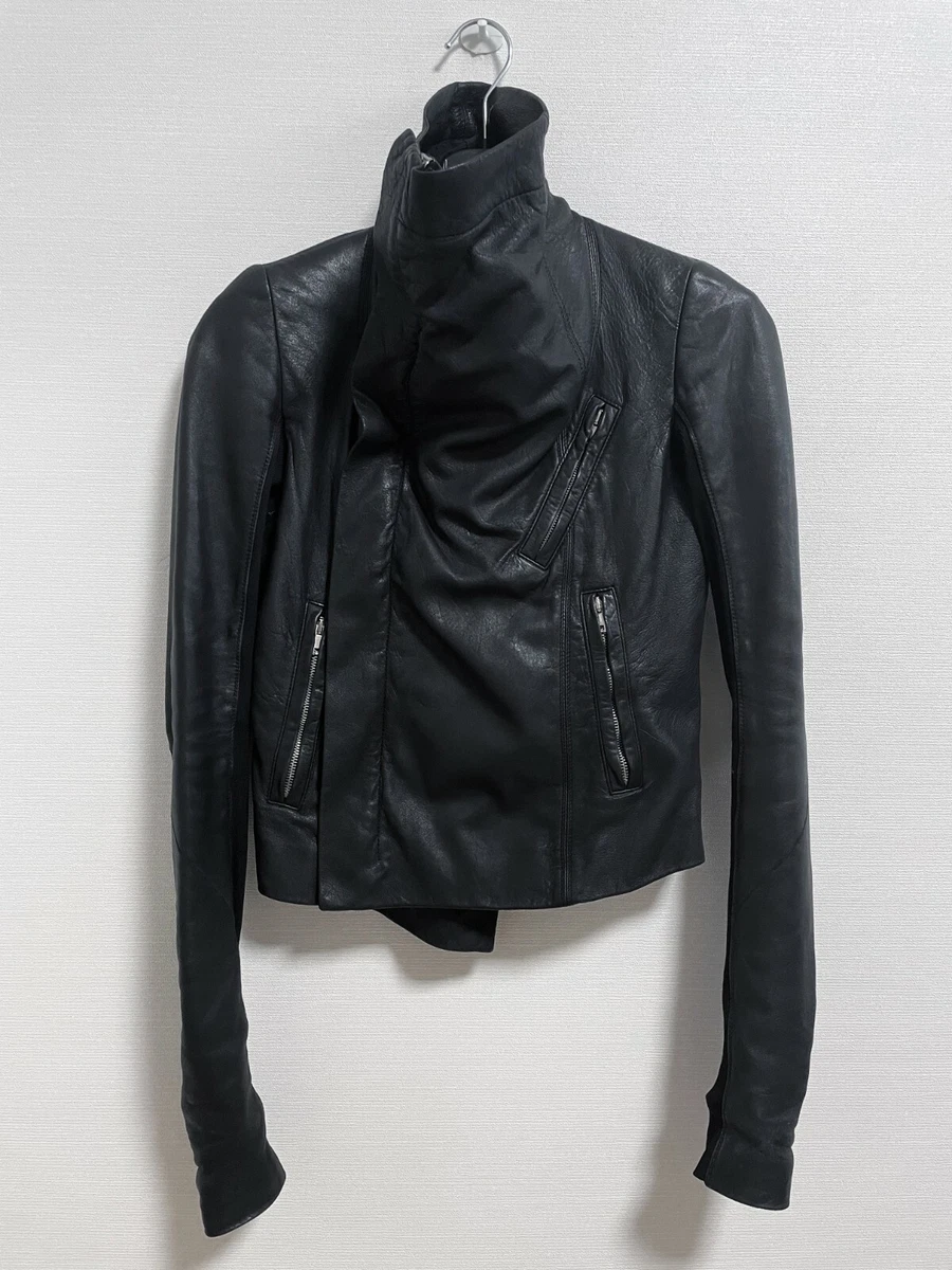 RICK OWENS SOFT LAMB LEATHER RIDER JACKET (IT 40) | eBay