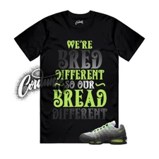 Air Max 95 Big Bubble Neon Black Yellow Cool Grey 2025 T Shirt Match BREAD