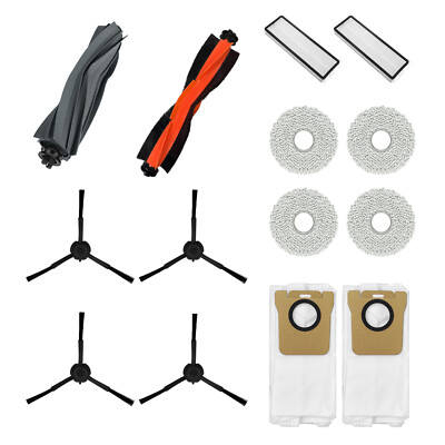 Main Side Brush Filter Wipe Dust Bag For Dreame X20pro/PLUS Vacuum Cleaner