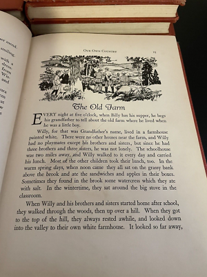 Vintage Childcraft Book 1939 Volumes 2,3,5,6,7,8,9,10,11,12