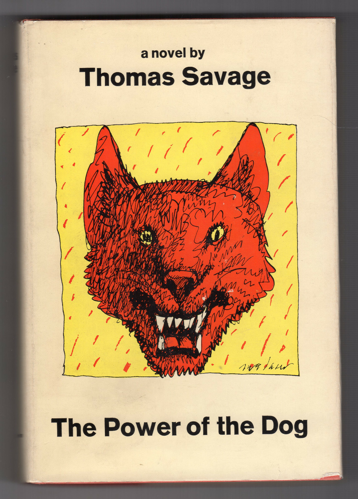 Thomas Savage THE POWER OF THE DOG First edition 1967 Very Scarce FILMED Novel 