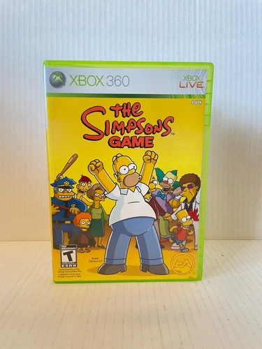 The Simpsons Game (Microsoft Xbox 360, 2007) Tested Working