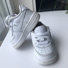 NIKE AIR FORCE ONE WHITE LEATHER LACE UP 4C CLASSIC DH2926 111
