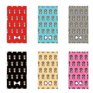 beagle beach towel