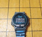 Vintage TIMEX Ironman Triathlon Womens 32mm Digital Watch Black Teal Blue WORKS