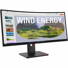 Lenovo ThinkVision T34WD-40 34" Class UW-QHD Curved Screen LED Monitor 21:9