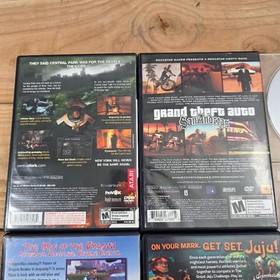 PS2 Lot GTA San Andreas Vice City III Spyro Tak Alone in Dark PlayStation 2