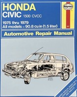 1975-1979 Honda Civic 1500 Cvcc Haynes Owners Reparatur Manuell Shop Service Neu