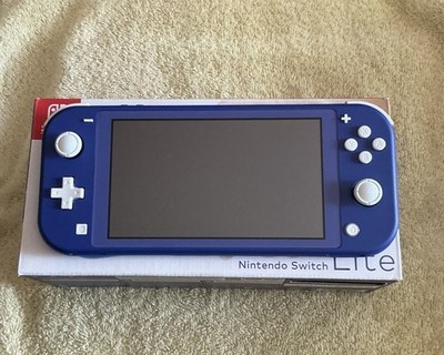 Nintendo Switch Lite Blue, Complete in box plus 128gbSD