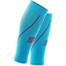 CEP Womens Calf Compression Sleeves 2.0 Hawaii Blue/Pink Size IV 15.5-17.5 Inc