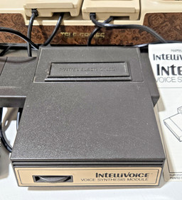 Vintage Intellivision IntelliVoice Voice Synthesis Module & Console w/ 18 Games