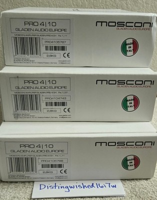 new mosconi pro 4|10 4 channel amplifier 4/10