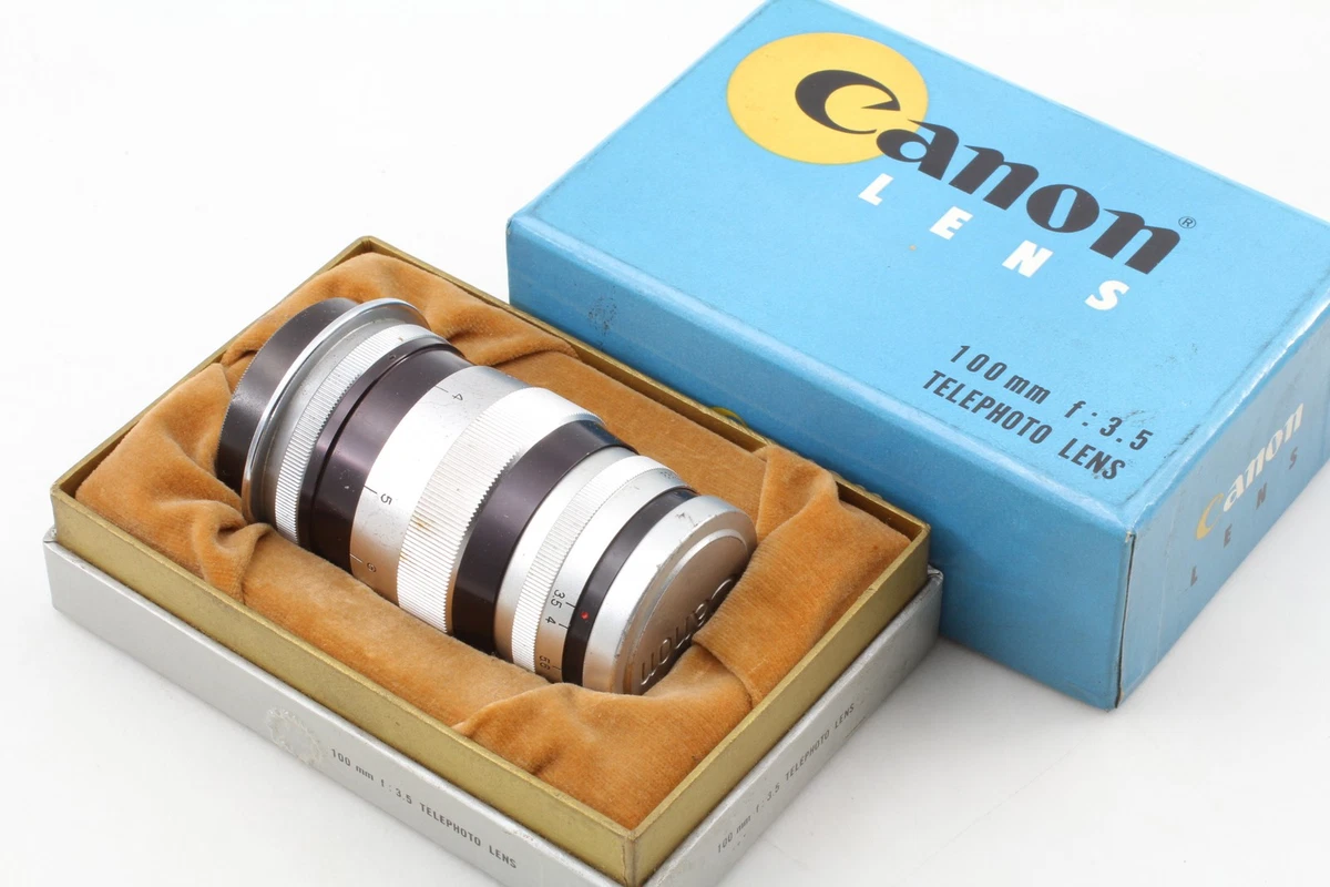 Canon f/3.5 Camera Lenses 100mm Focal Just Listed 2026
