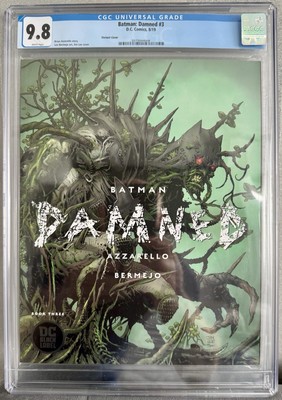 Batman Damned 3 CGC 9.8 White Pages (Classic Variant Cover)