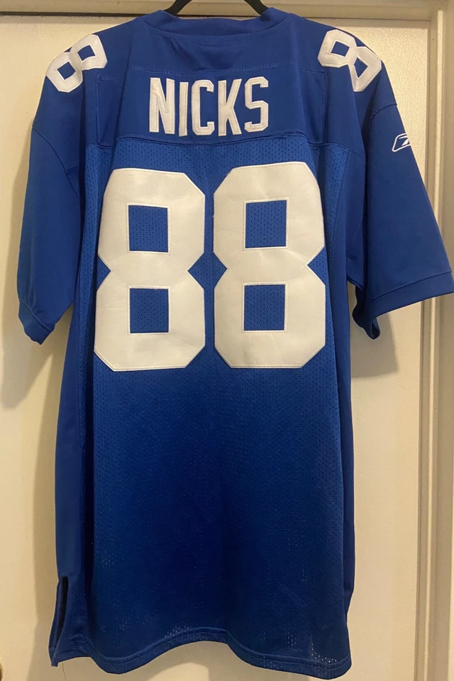 Camiseta Hakeem Nicks #88 - NY Giants azul Reebok - talla 52 Foto 2 de 4