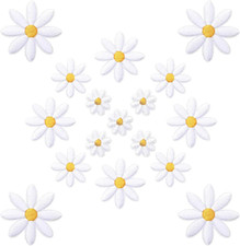 16 Pcs Iron on Patches for Clothes Ideal for Clothes,Jeans,Hats,Backpack,4 Sizes