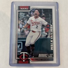 2026 TOPPS SERIES 1 CELEBRATION BROOKS LEE #85 WALK THIS WAY PARALLEL SSP TWINS