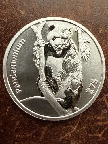 2023 Silver Zombucks World Panda Pandamonium 1 oz 0.999 Silver Round Coin
