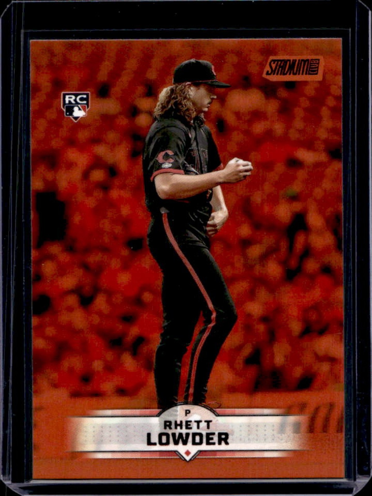 2025 Topps Stadium Club Rhett Lowder RC Bronze Foil Rookie #95 Reds