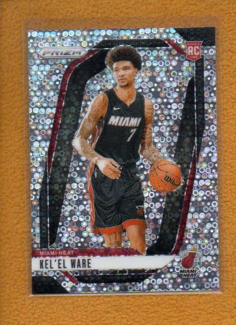 Kel’el Ware 2024-25 Panini Prizm Basketball Rookie Fast Break Prizm RC #248 Heat