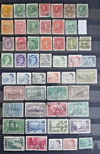 Z273 Canada lot de timbres états divers à étudier