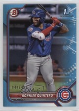 2022 Bowman Prospects Sky Blue Border 40/499 Ronnier Quintero #BP-124 18vm