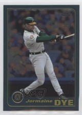 2001 Topps Traded & Rookies Chrome Jermaine Dye #T69 b5y