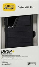 OtterBox Defender Pro Rugged Case w/ Holster Kickstand for Galaxy S23 FE Black