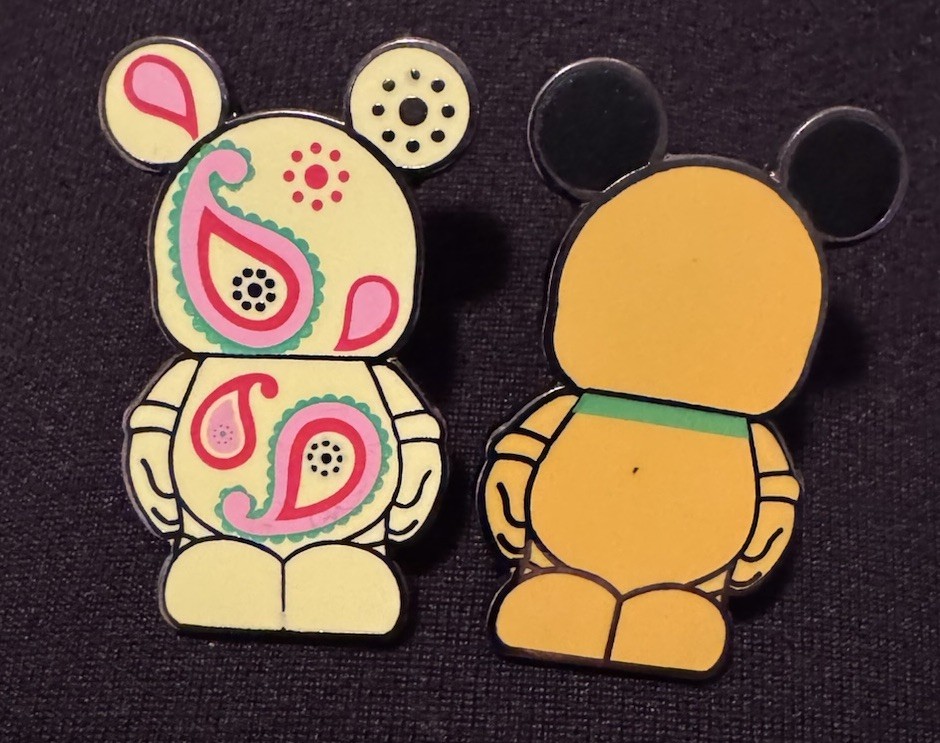 2011 Disney Vinylmation Jr Trading Pins Series 1 & 2, Paisley & Pluto