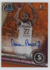 2023-24 Bowman U Chrome Orange Shimmer Refractor 3/25 Darin Green Jr Auto nd3