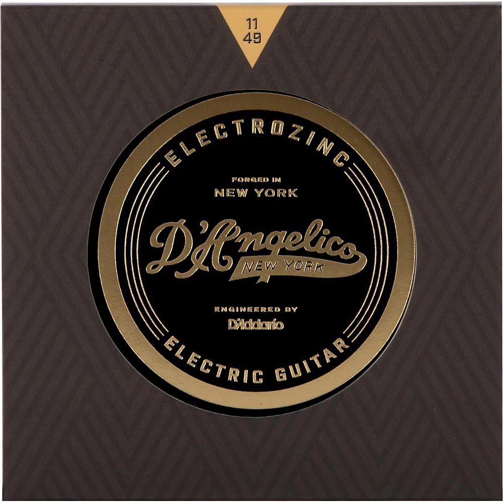 Струны для электрогитары DAngelico Electrozinc Rock 11-49 среднего размера 2590₽