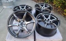 Advan Racing RG-4 WHEELS HONDA CIVIC TYPE R BMW 328I BMW M3 M4 M5 18x9.5 5x120