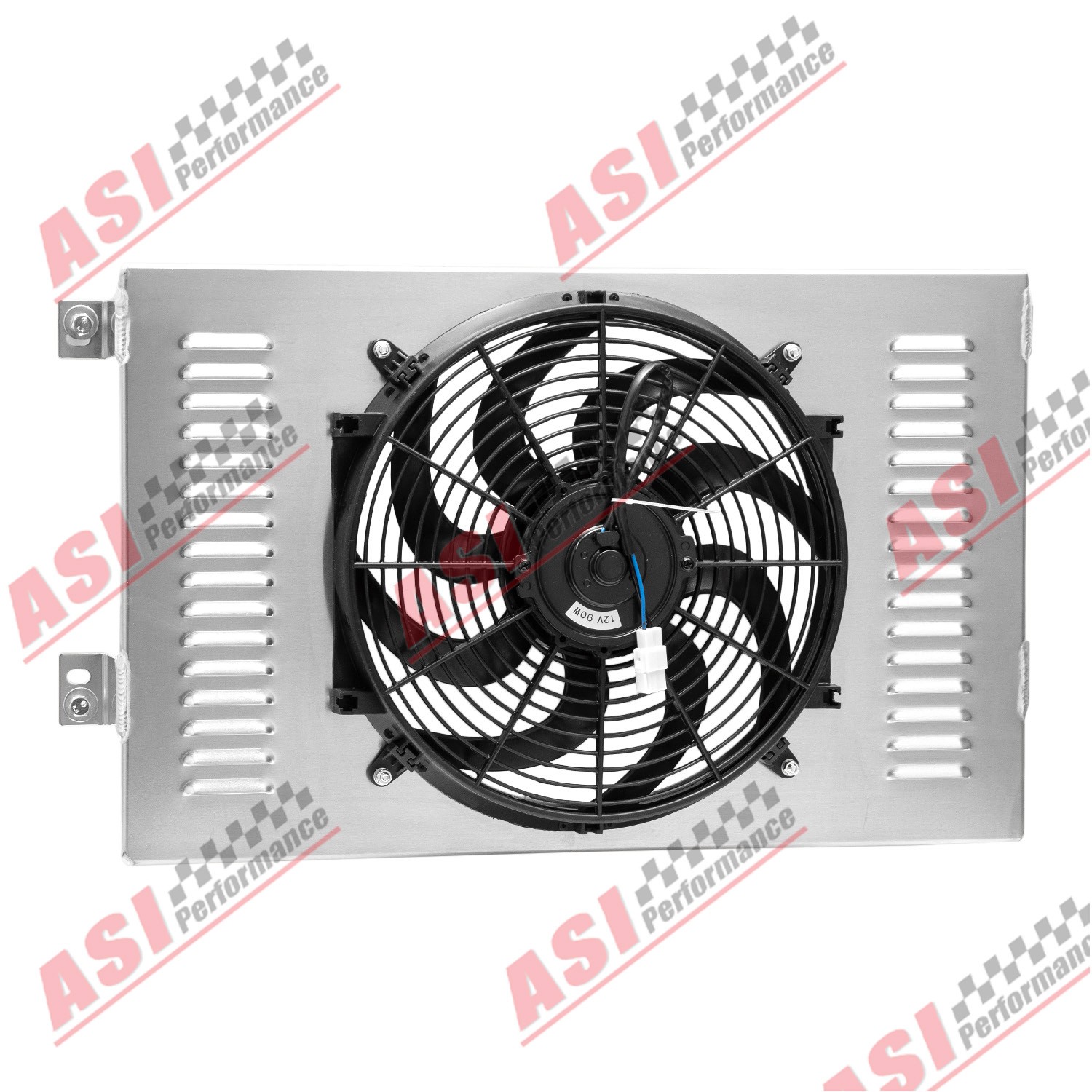 Aluminum Radiator Shroud Fan Fit Chevy Biscayne Impala Bel Air El Camino 60-65