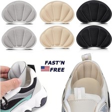 6  Back of Heel Cushion Inserts for Boots Loose Shoes Reusable Heel Guards Liner