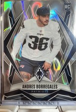 2025 Panini Phoenix - Rookies Andres Borregales #214 Silver Seismic (RC)