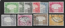 Aden 1937 Dhows to 2R SG1-10 Fine Used Cat£95