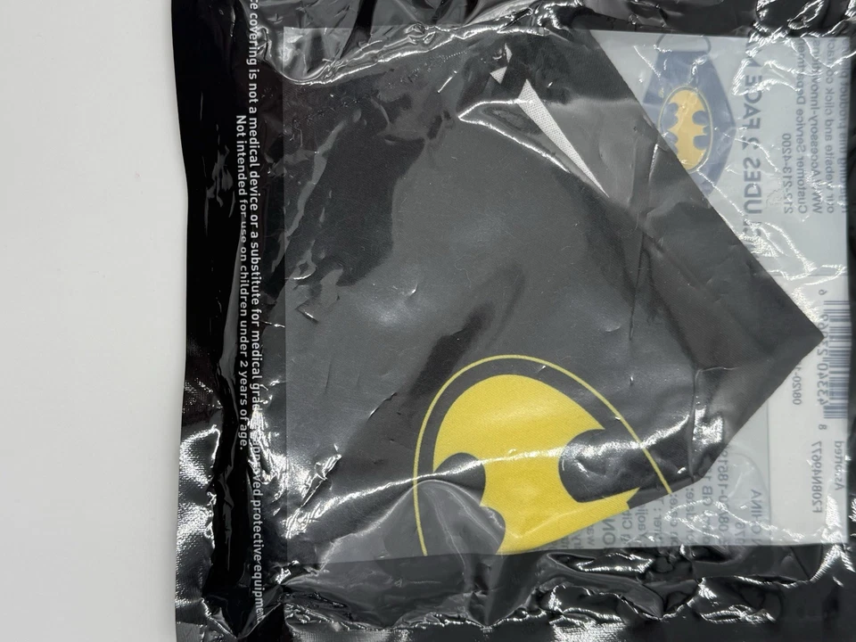2-Pack BATMAN Cloth Face Cover Masks - Washable Reusable DC Comics - Image 2 of 4