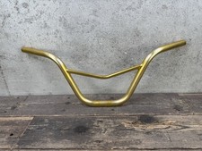 Gold Bmx V Vee Handlebars Bars  Tuf Neck Race...