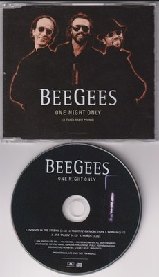 Bee Gees   One Night Only (Radio Promo) - Import 4 Track Promo Maxi CD 1998