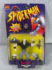 ToyBiz 1995 Spiderman the Animated Series TOMBSTONE Action Figure Collectors NIP