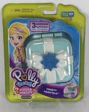 POLLY POCKET HIDDEN HIDEOUTS MICRO FROSTY FAIRYTALE PLAYSET *NEW*
